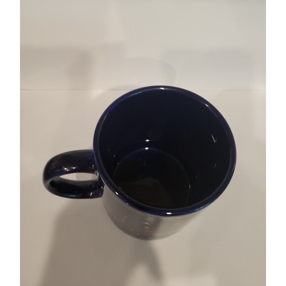 Disney Store 10th Anniversary A Decade of Dreams Blue Ceramic Mug Mickey Pluto - Picture 6 of 7